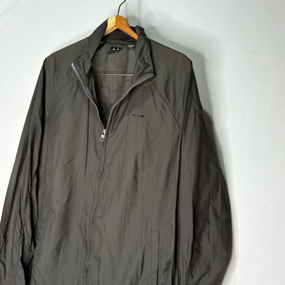 A/X Armani Exchange Men's Charcoal Windbreaker